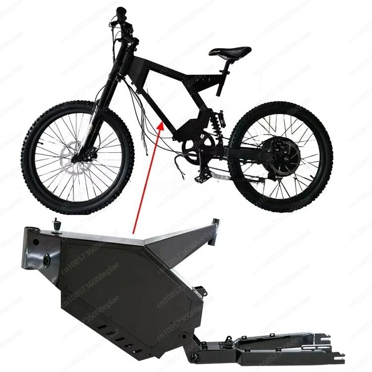 8000W Stealth Bomber Ebike - Stealth bommenwerper ebike frame, volledig geveerde