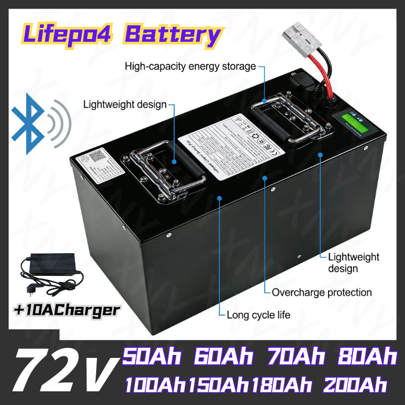 72V 60Ah Lifepo4 Battery Pack - XNY-72V Lithium Batterij LifePo4 50Ah 60Ah