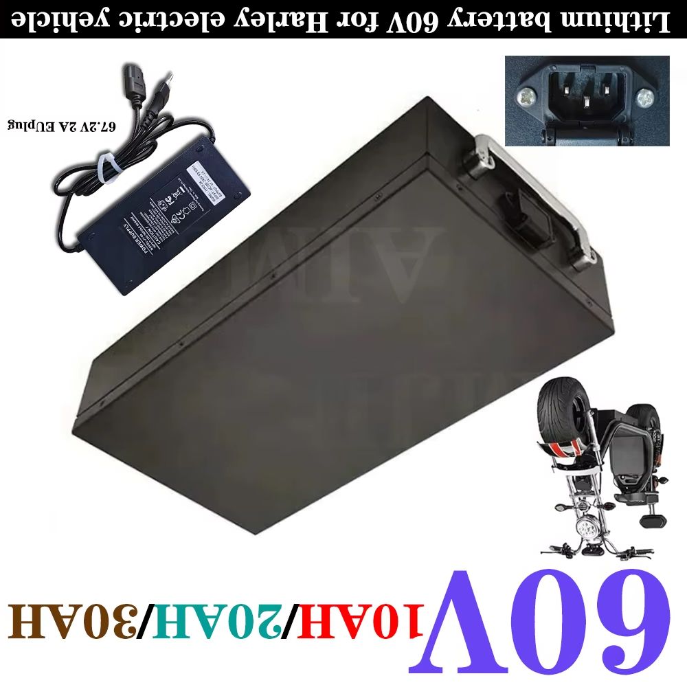 60V 30Ah Electric Scooter Battery - 60V Lithiumbatterij voor Harley Elektrisch Voertuig