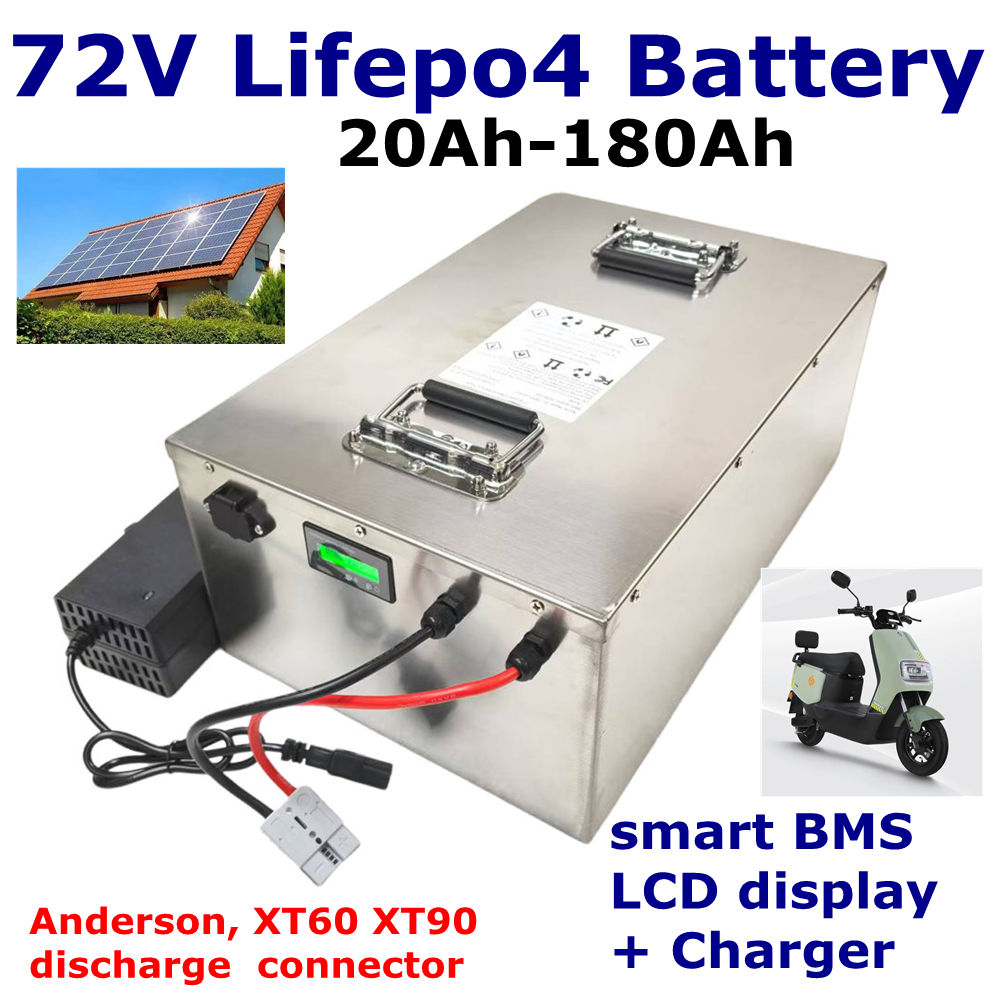 72V 60Ah Lifepo4 Battery Pack - JN-24S BMS 72V 20Ah 40Ah 60Ah