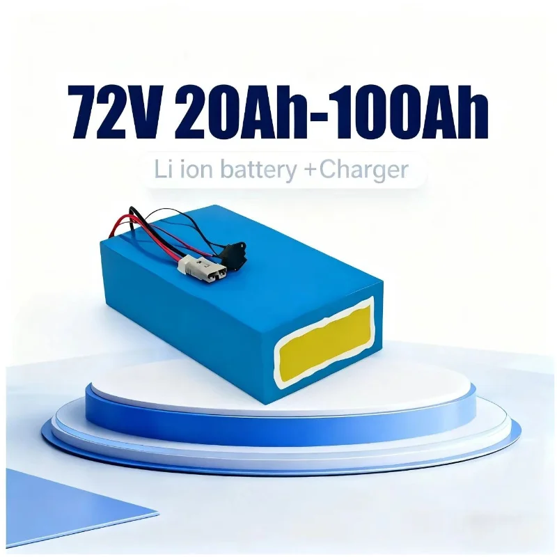 72V 60Ah Lifepo4 Battery Pack - BMS 72V lithium-ionbatterij 20Ah/30Ah/50Ah/80Ah/100Ah LiPo voor