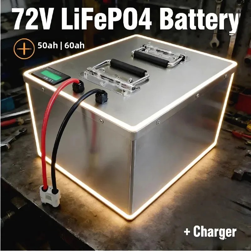 72V 60Ah Lifepo4 Battery Pack - 72 V 50Ah 50A 60Ah 60