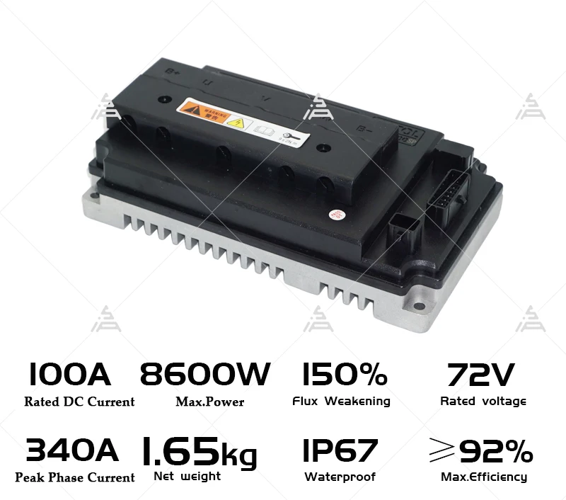 QSMOTOR 205 3000W V3 72V 80KPH - Electric Motorcycle Conversion Kit 72V recensie en prijs