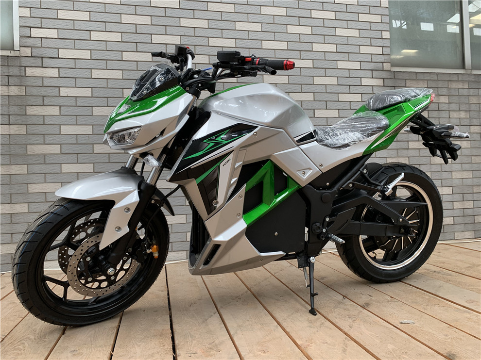 Elektrische motorfiets met zad - 72V 5000W Electric Motorcycle recensie en prijs