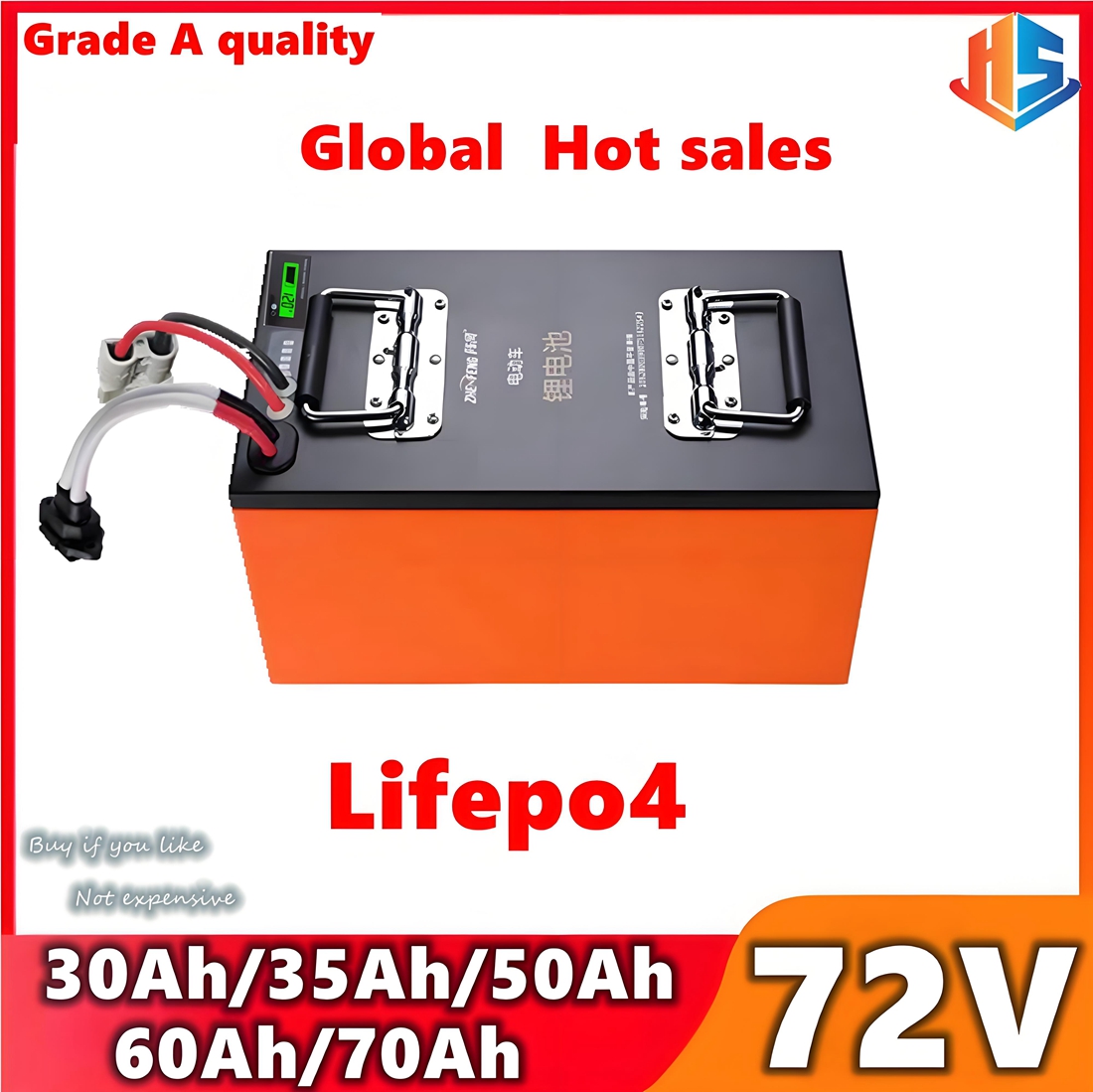 Scooter EV 72V 50Ah 60AH 35AH  - 72V 60Ah Lifepo4 Battery Pack recensie en prijs