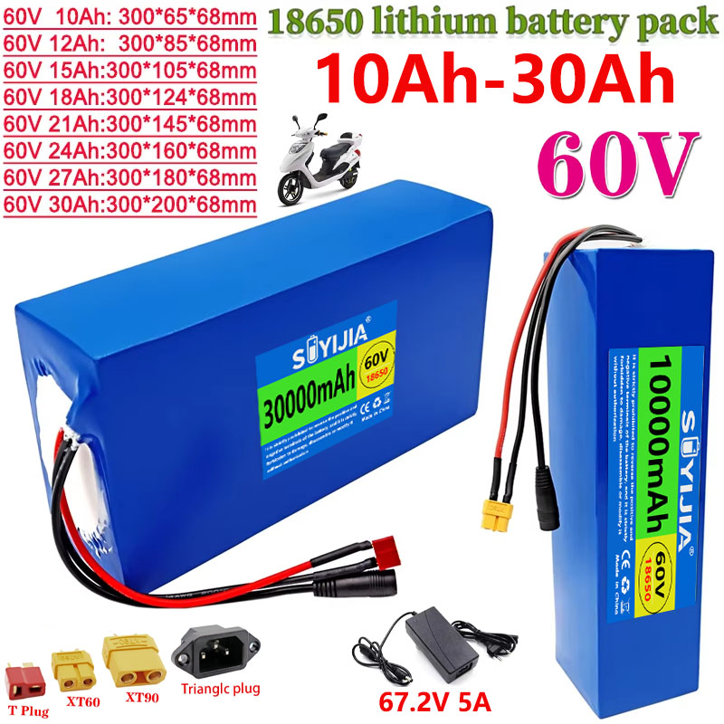 18650 60V 30Ah 10Ah 12Ah 15Ah  - 60V 30Ah Electric Scooter Battery recensie en prijs