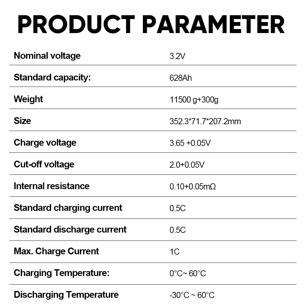 EU Stock EVE 628Ah MB56 10000  - 72V 60Ah Lifepo4 Battery Pack recensie en prijs