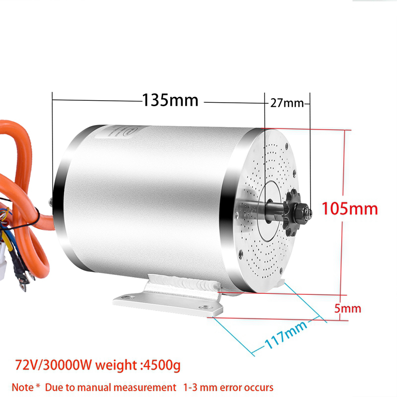3000W 72V Motor Conversie Kit  - Electric Motorcycle Conversion Kit 72V recensie en prijs