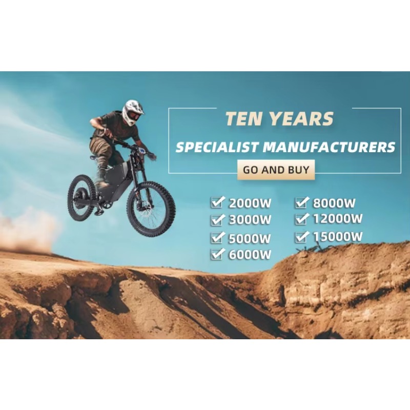 High Performance Enduro E-bike - 72V 12000W Electric Dirt Bike recensie en prijs