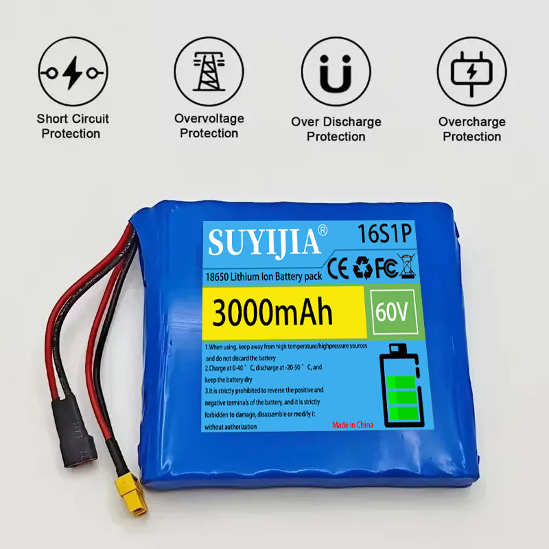 Lithium-accu voor elektrische  - 60V 30Ah Electric Scooter Battery recensie en prijs