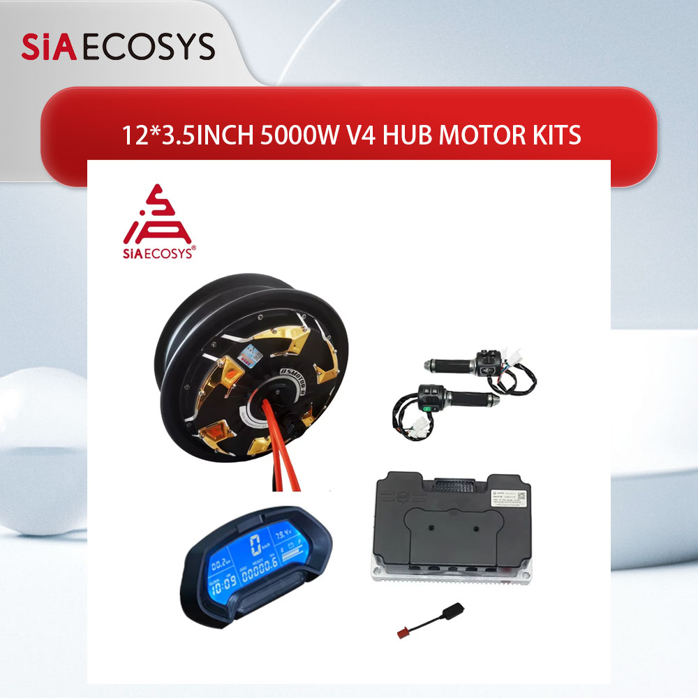 QS Motor 12*3.5inch 5000W V4 7 - Electric Motorcycle Conversion Kit 72V recensie en prijs