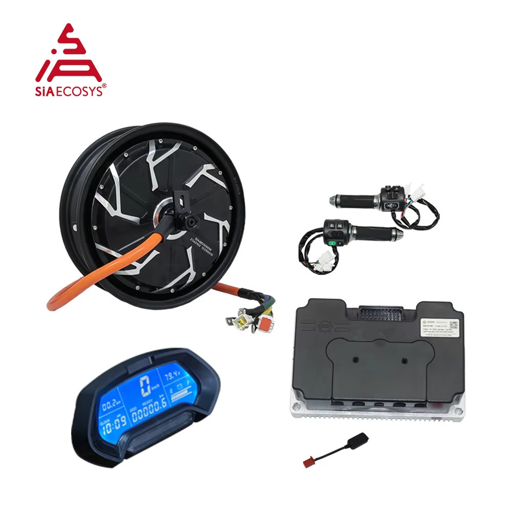 QS Motor 12*3.5inch 5000W V4 7 - Electric Motorcycle Conversion Kit 72V recensie en prijs