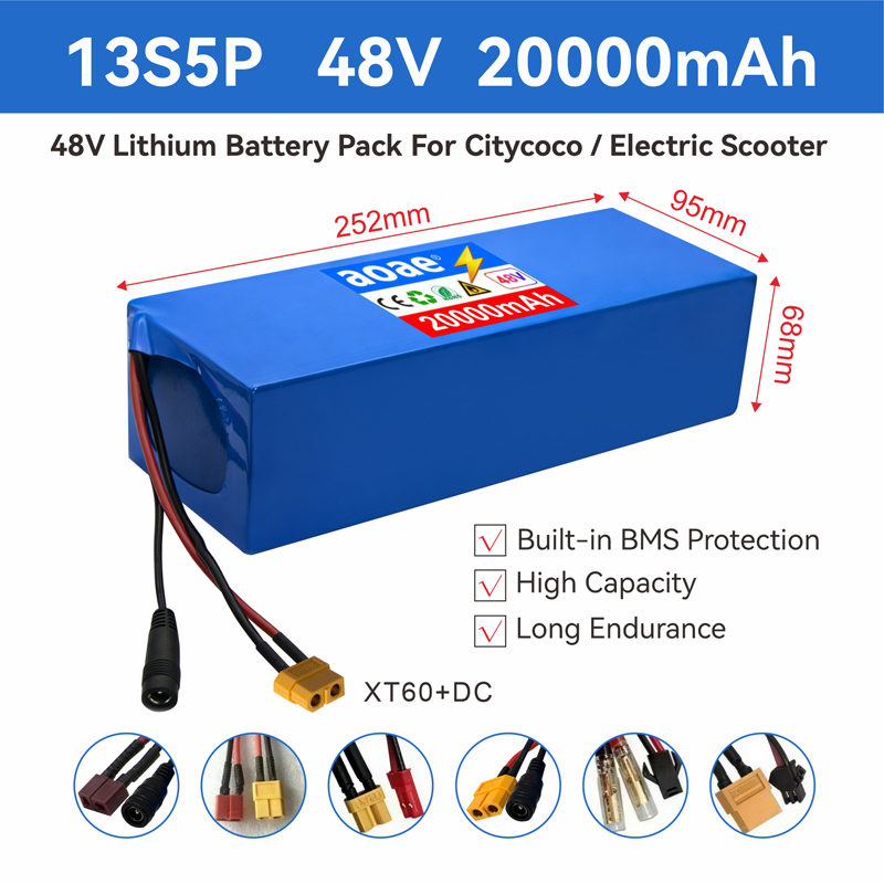 48V elektrische scooterbatteri - 60V 30Ah Electric Scooter Battery recensie en prijs