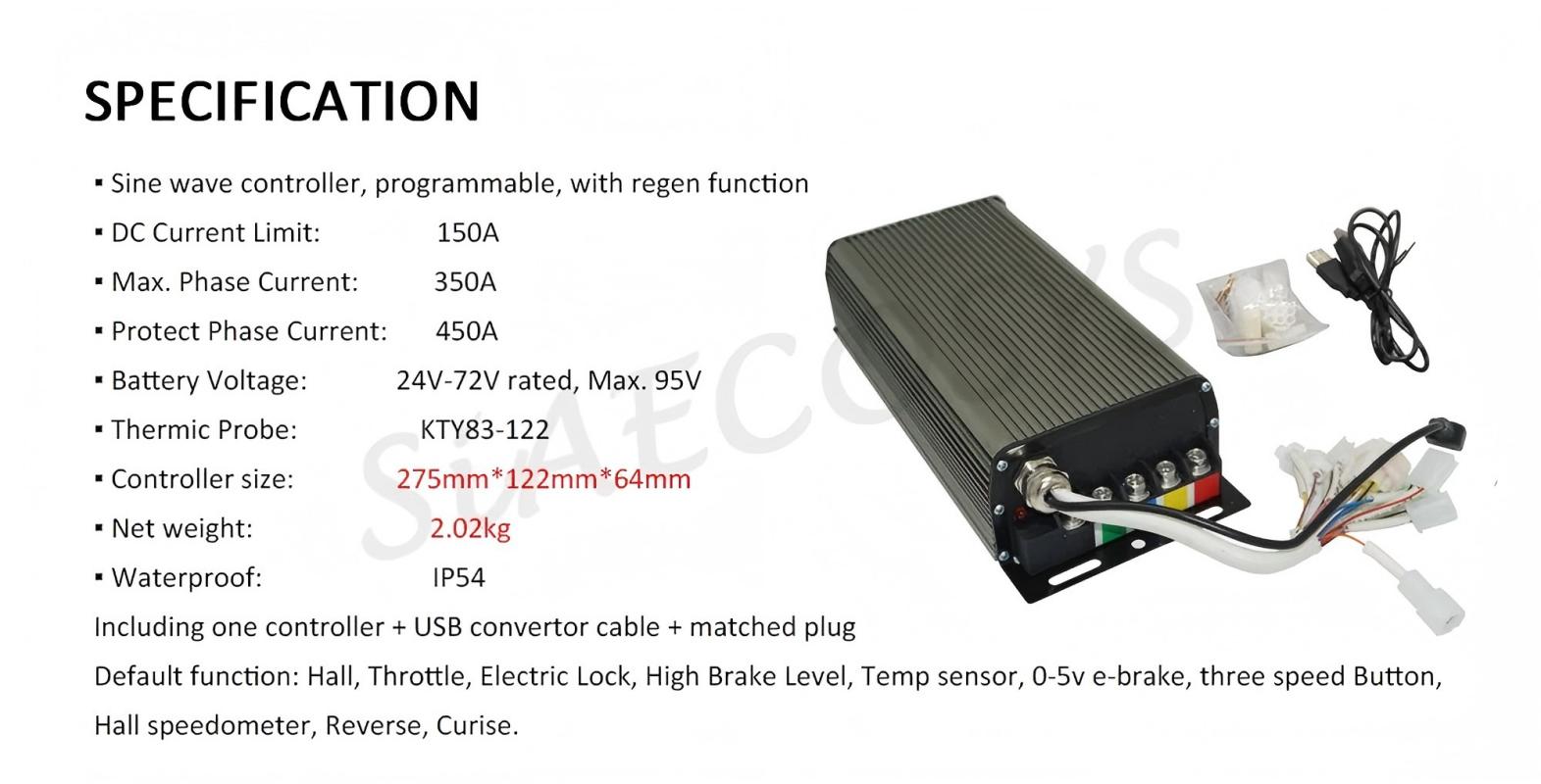 Sabvoton SVMC72150 Programmeer - Sabvoton Svmc72150 Controller Kit recensie en prijs